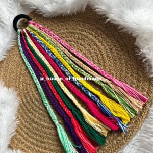 Handmade Colorful Braided Boho Hair String