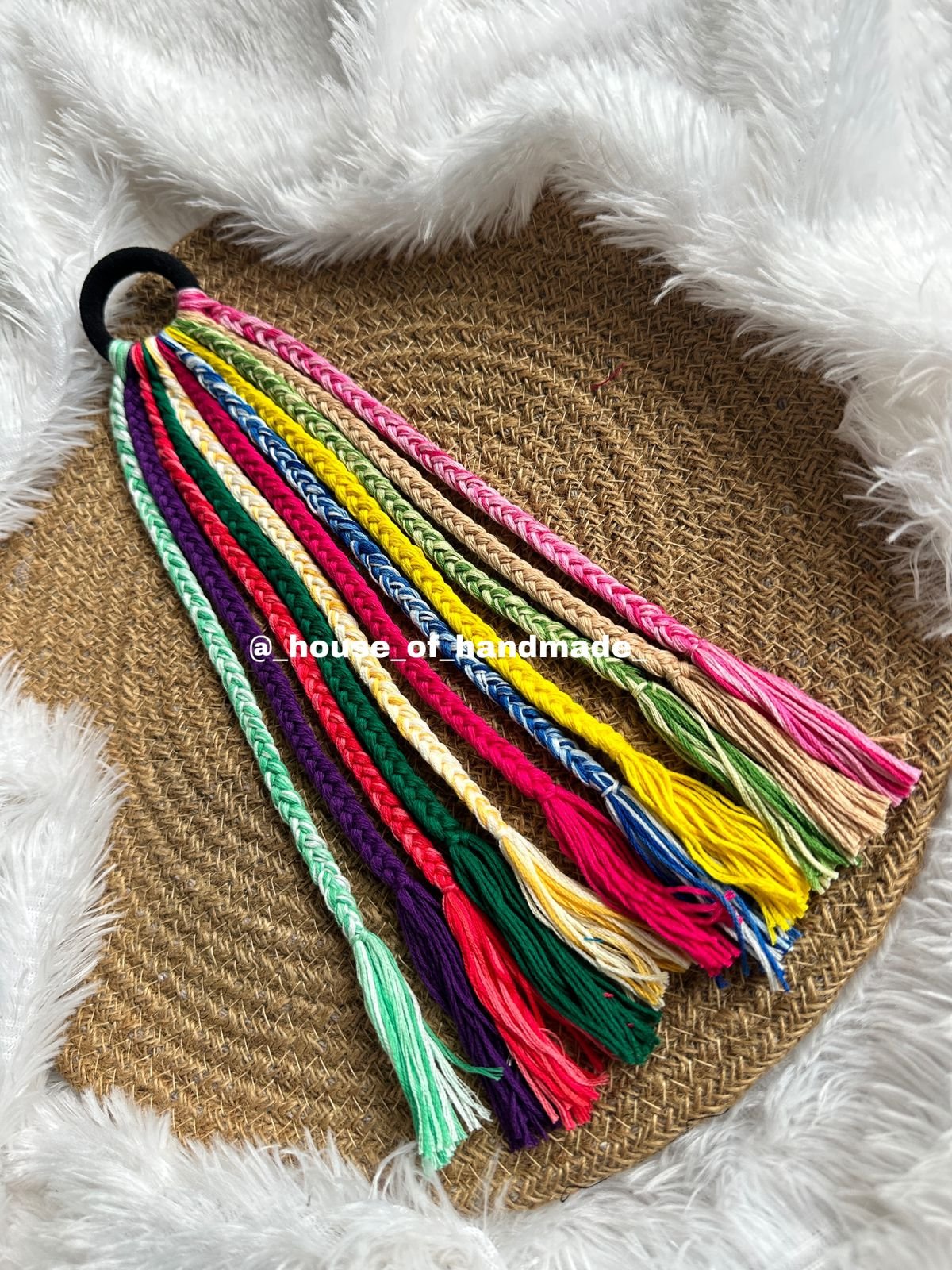 2 3 Handmade Colorful Braided Boho Hair String Handmade Colorful Braided Boho Hair String