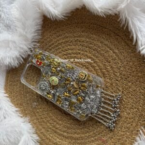 Handmade Oxidised Golden Ghungroo Phone Case Cover