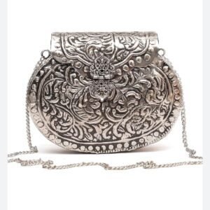 Silver bag purse